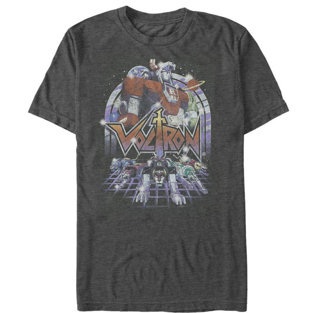 Voltron TV Show LIONS Licensed Adult Heather T-Shirt All Sizes 
